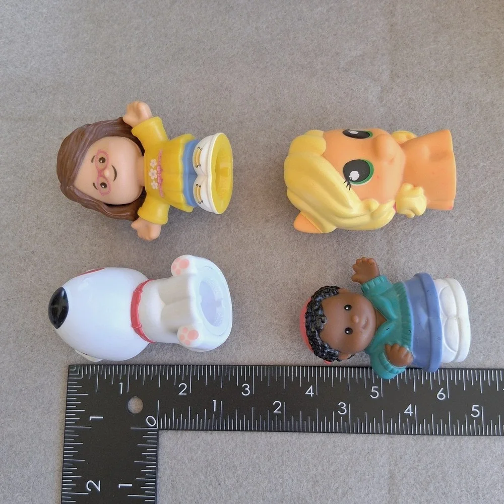 Fisher-Price Little People Target Bullseye Dog Mascot Lot 3 Figures + Playskool